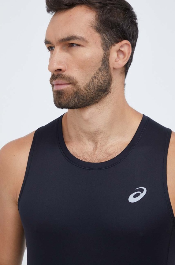 Asics t-shirt do biegania Core czarny 2011C338.002