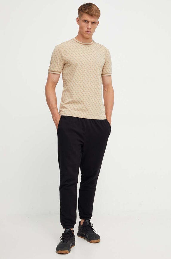 Tričko Guess MARSHALL Z2YI05.J1314 béžová SS26