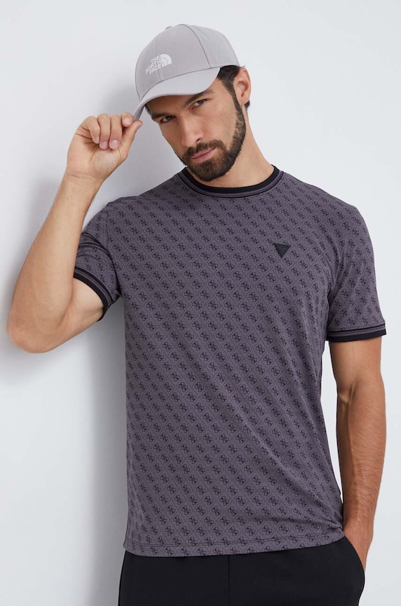 Tričko Guess MARSHALL slim sivá Z2YI05.J1314