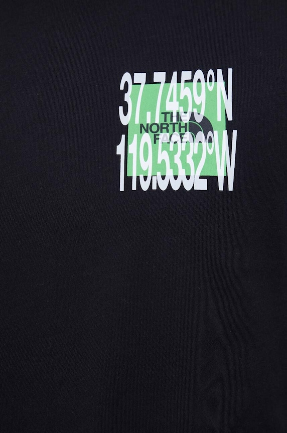 The North Face tricou din bumbac NF0A8535JK31 negru