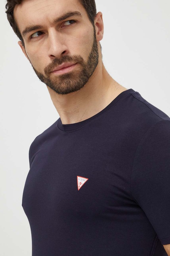 Odzież Guess t-shirt M2YI24.J1314 granatowy