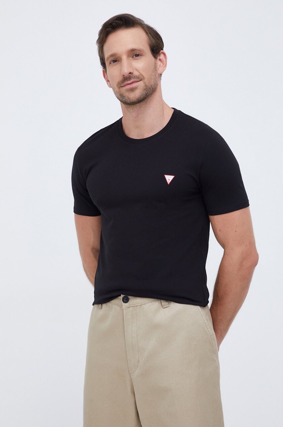 Tričko Guess slim čierna M2YI24.J1314