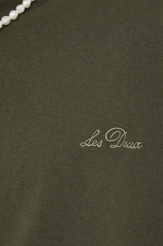 Les Deux t-shirt LDM101135 zielony