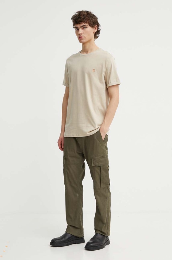 Les Deux tricou din bumbac LDM101155 bej AW24