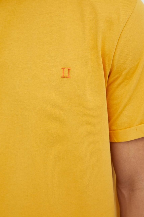 Les Deux t-shirt bawełniany LDM101155 żółty
