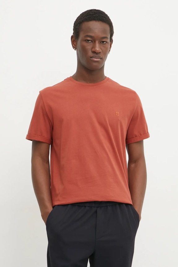 Βαμβακερό μπλουζάκι Les Deux πορτοκαλί LDM101155