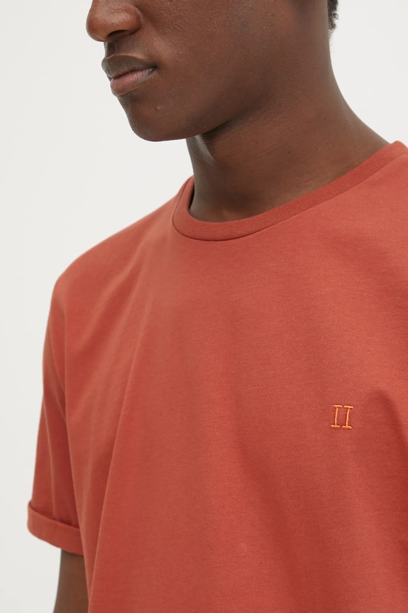 Βαμβακερό μπλουζάκι Les Deux LDM101155 πορτοκαλί