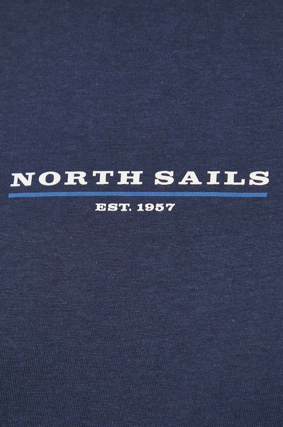 North Sails pamut póló 692905 sötétkék