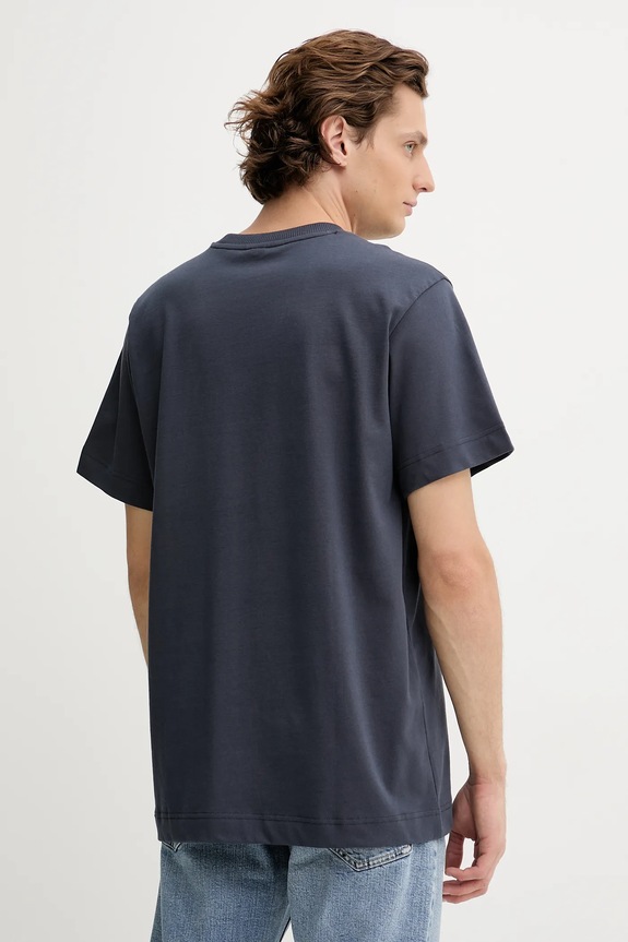 Oblečenie Bavlnené tričko G-Star Raw Essential loose D23471.C784 tmavomodrá