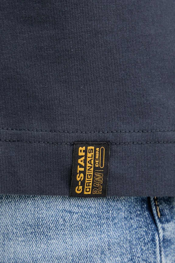 Bavlnené tričko G-Star Raw Essential loose D23471.C784 tmavomodrá