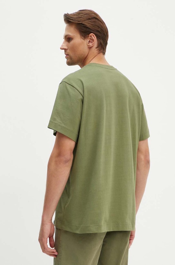 Oblečenie Bavlnené tričko G-Star Essential loose D23471.C784 zelená