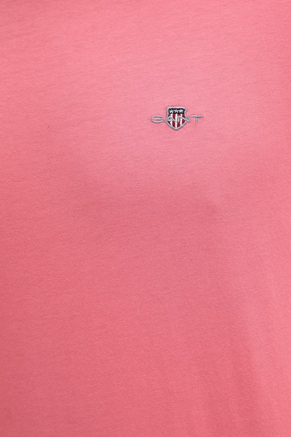 Gant T-shirt męski bawełniany 2003184 różowy