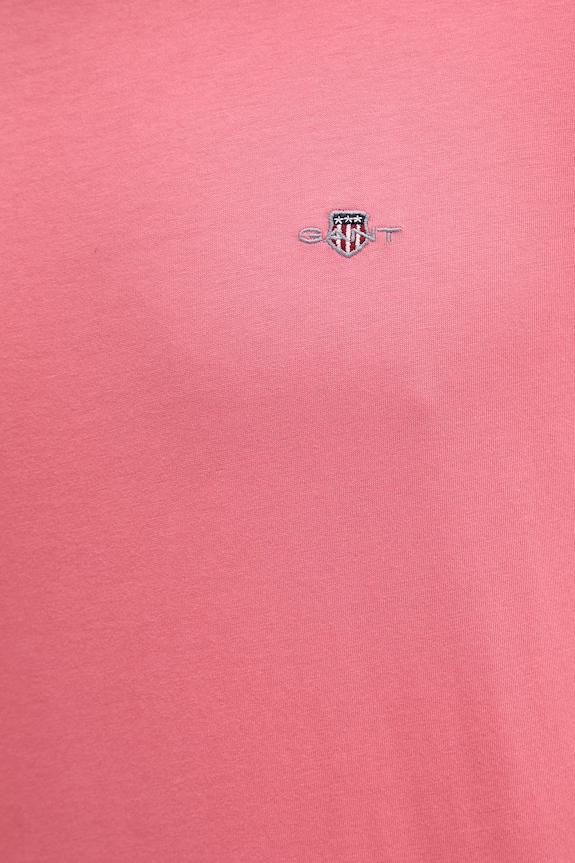 Gant T-shirt męski bawełniany 2003184 różowy
