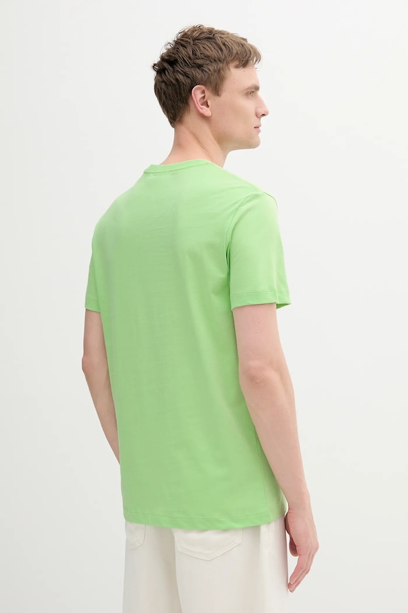 Odzież Gant T-shirt męski bawełniany 2003184 zielony