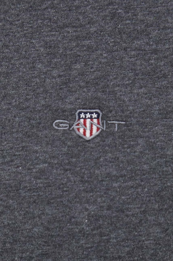 Gant T-shirt męski bawełniany 2003184 szary
