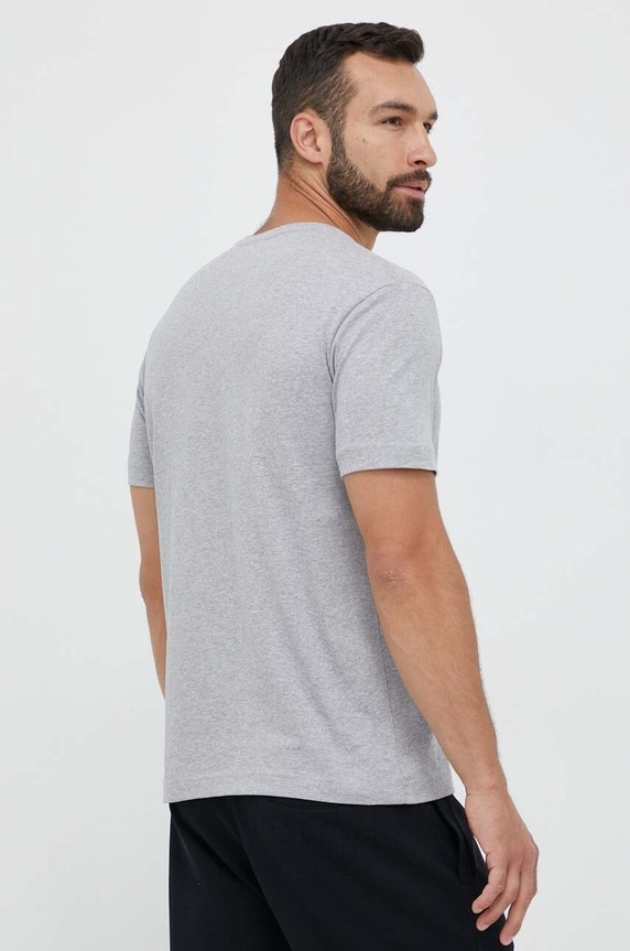 Odzież Gant T-shirt męski bawełniany 2003184 szary