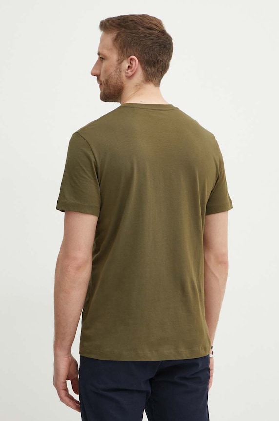 Îmbrăcăminte Gant Tricou bărbătesc din bumbac 2003184 verde