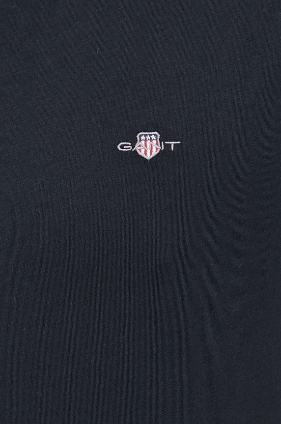 Gant T-shirt męski bawełniany 2003184 czarny