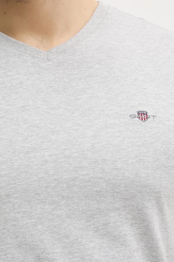 Gant t-shirt in cotone 2003186 grigio