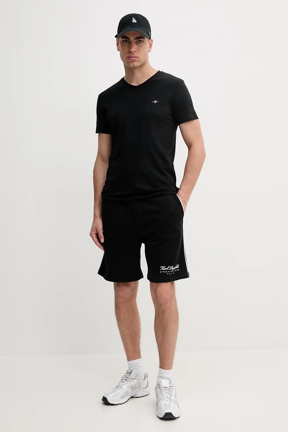 Gant pamut póló 2003186 fekete AW25