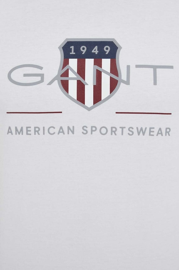 Gant t-shirt in cotone 2003199 bianco