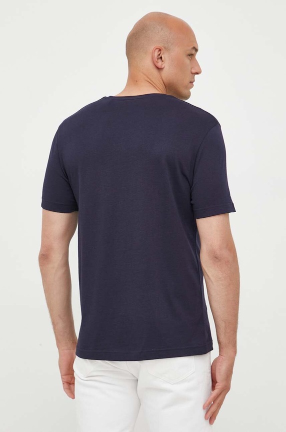 Odzież Gant t-shirt bawełniany 2003199 granatowy