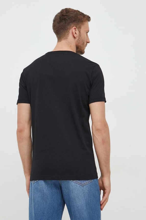 Ρούχα Βαμβακερό μπλουζάκι Gant 2003199 μαύρο