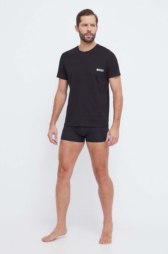 BOSS t-shirt 50499659 nero AW23