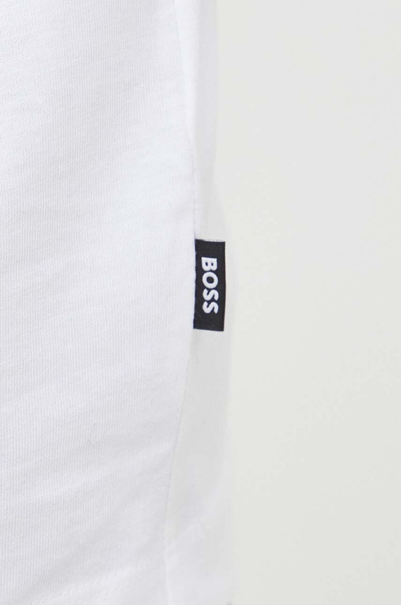 BOSS basic tričko pánské bavlněné Thompson 04 50501097 bílá