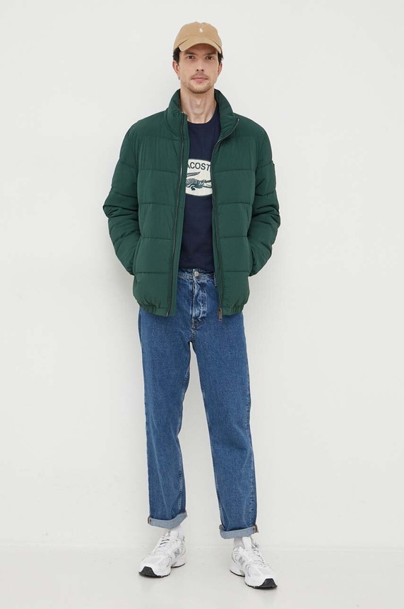 Lacoste pamut póló TH1415 sötétkék SS24