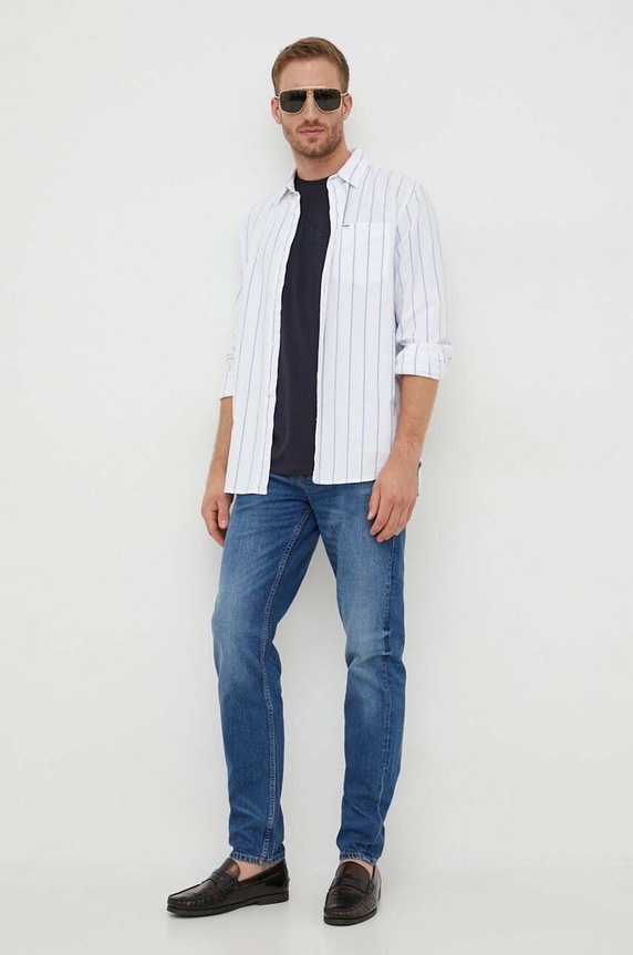 Guess t-shirt ALPHY Z2YI11.J1314 granatowy SS26