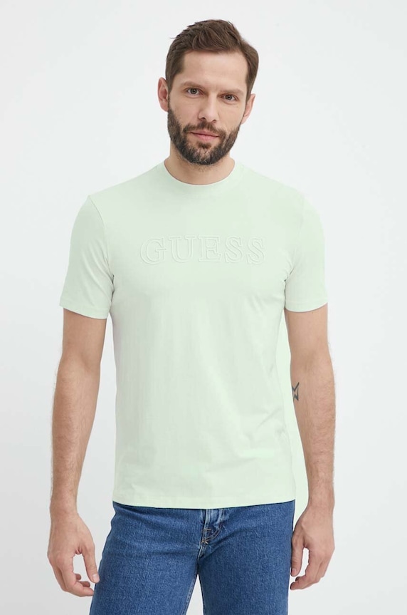 Guess t-shirt ALPHY Z2YI11.J1314 zielony SS26