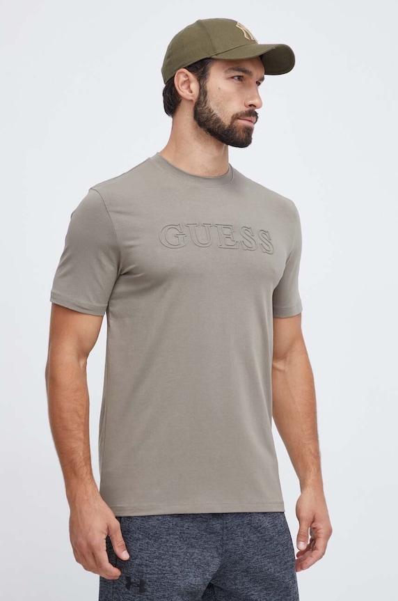 Μπλουζάκι Guess Z2YI11.J1314 πράσινο SS26