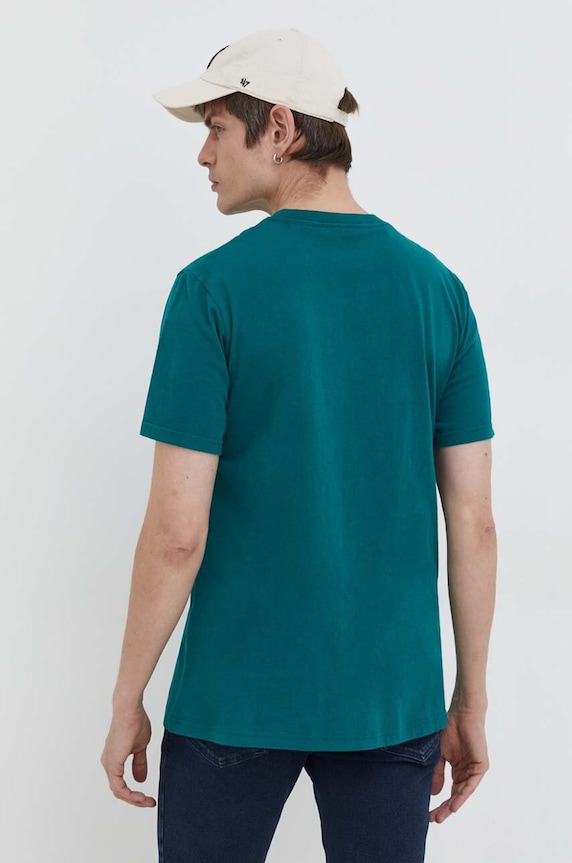 Odzież Superdry t-shirt bawełniany M1011767B.VJ3 zielony