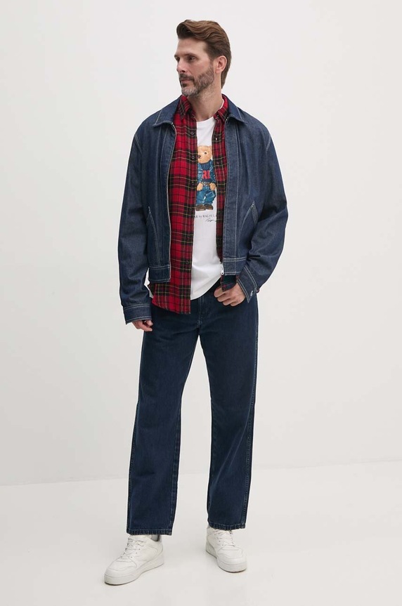 Pamučna majica Polo Ralph Lauren 710854497 bež AW24