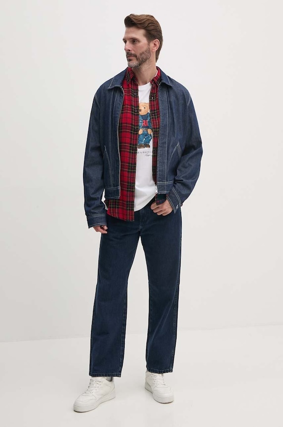 Pamučna majica Polo Ralph Lauren 710854497 bež AW24