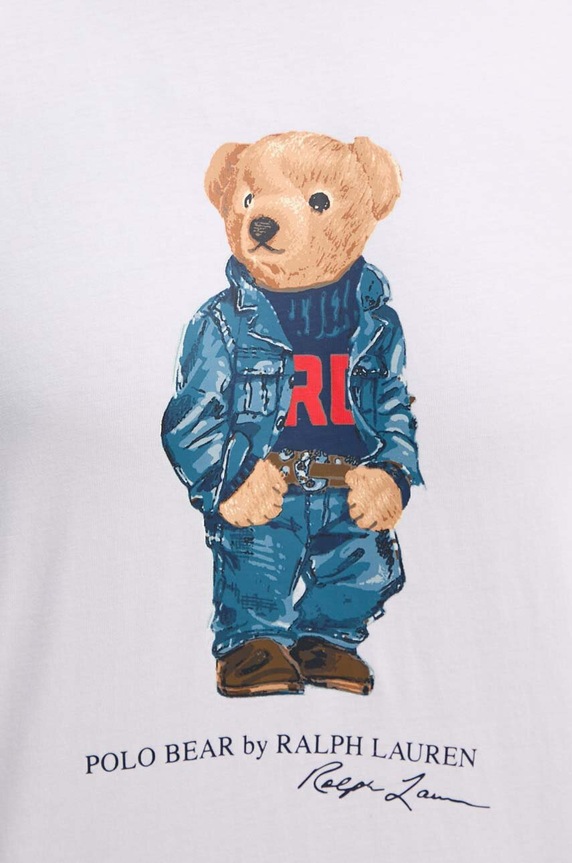 Pamučna majica Polo Ralph Lauren 710854497 bež