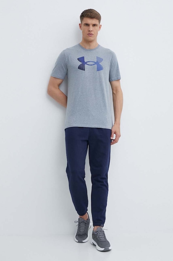 Μπλουζάκι Under Armour 1379451 γκρί SS24