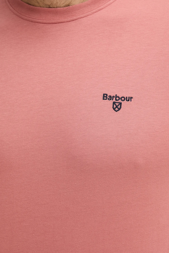 Barbour t-shirt bawełniany MTS0331 pomarańczowy