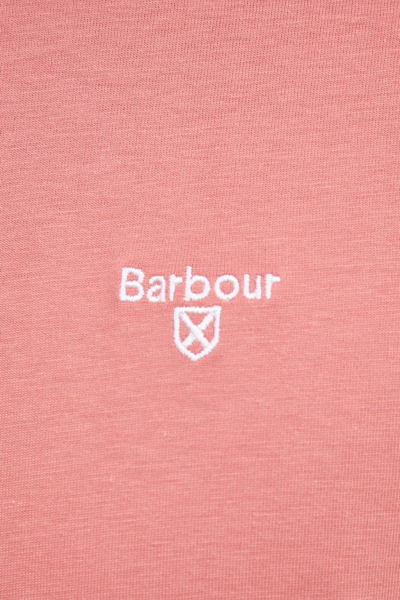 Хлопковая футболка Barbour MTS0331 оранжевый