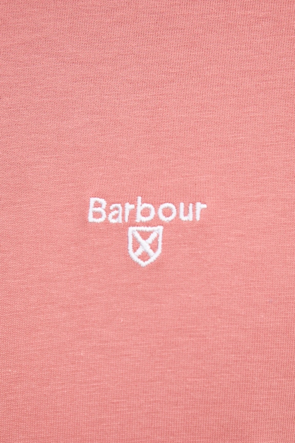 Хлопковая футболка Barbour MTS0331 оранжевый