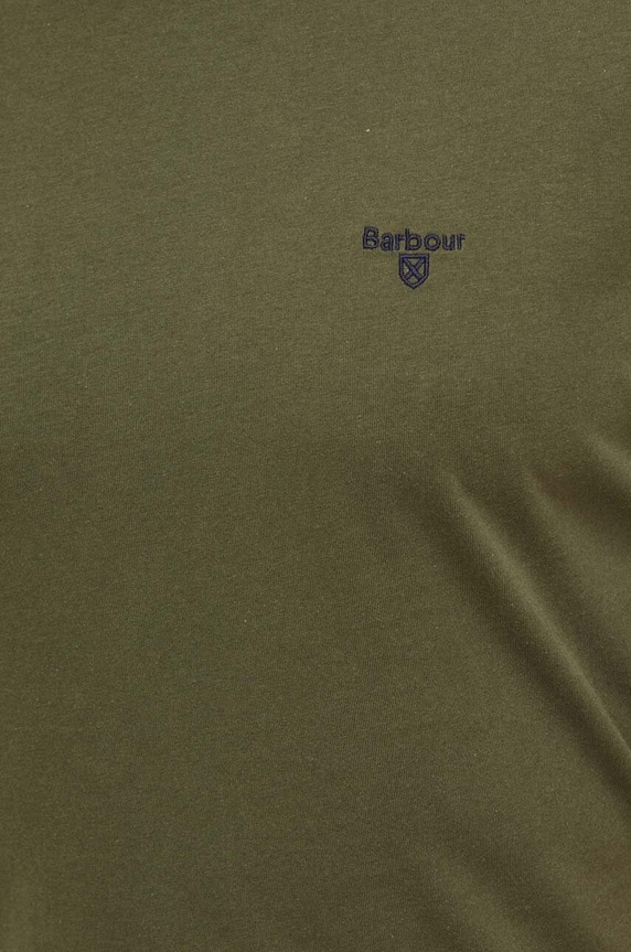 Barbour t-shirt bawełniany MTS0331 zielony