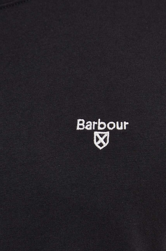 Bavlnené tričko Barbour MTS0331 čierna