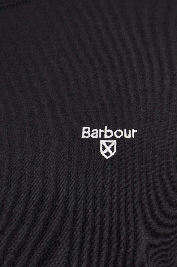 Bavlnené tričko Barbour MTS0331 čierna