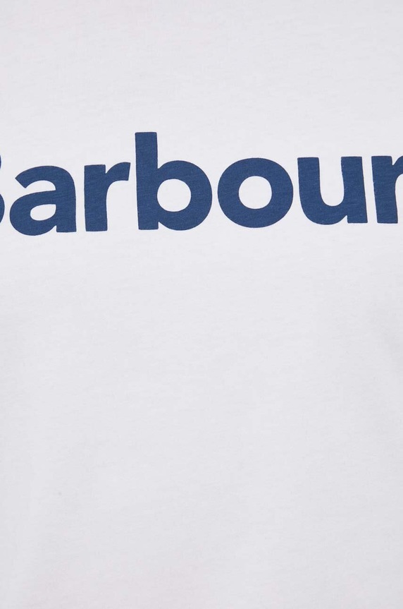 Barbour tricou din bumbac MTS0531 alb