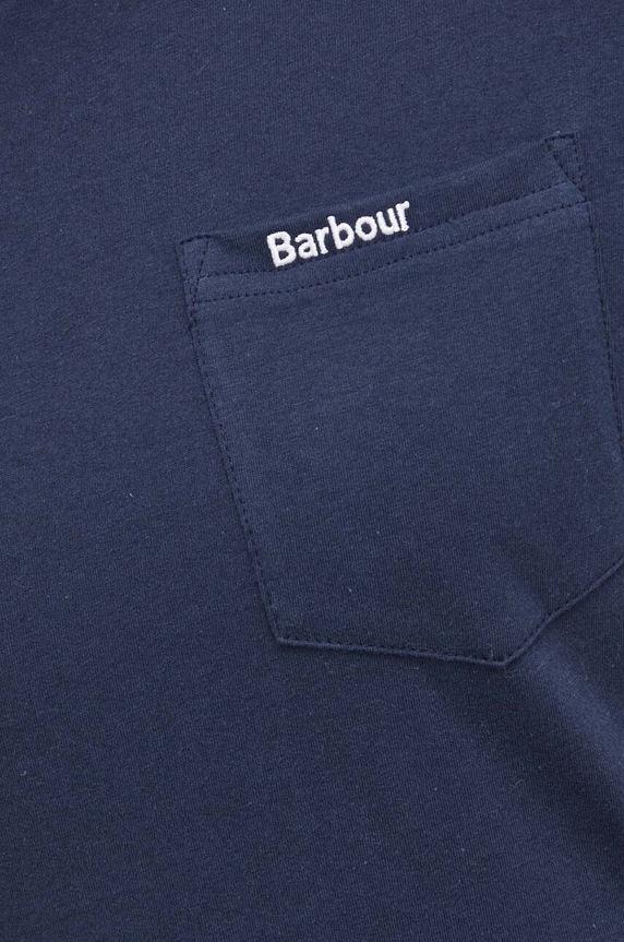 Barbour t-shirt bawełniany MTS1114 granatowy