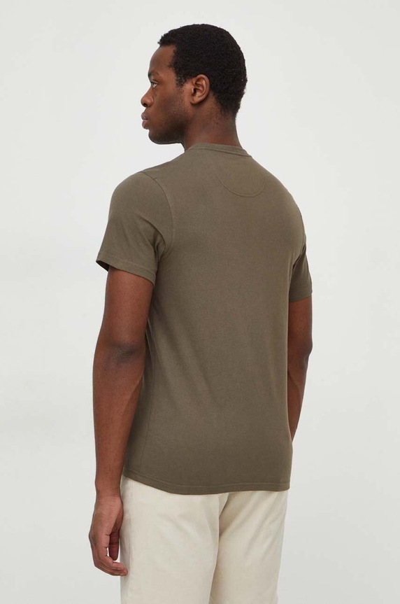 Odzież Barbour t-shirt bawełniany MTS1114 zielony