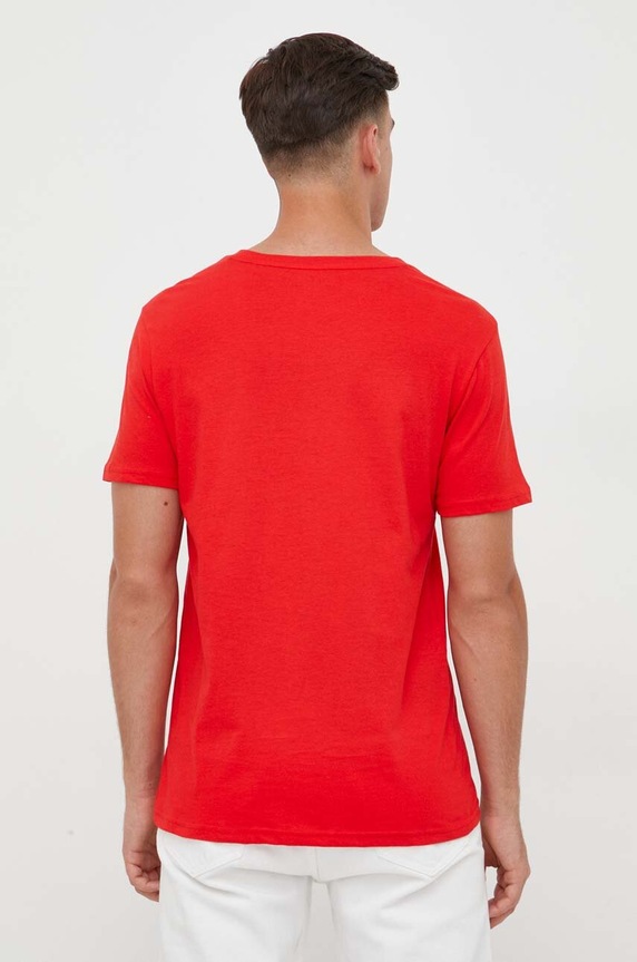 Ruházat Tommy Hilfiger pamut társalgó póló UM0UM02916 piros