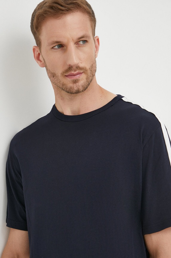 Tommy Hilfiger t-shirt bawełniany UM0UM03005 granatowy AW23