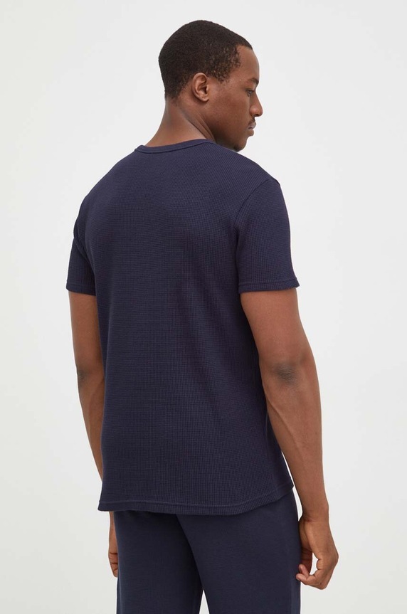 Odzież Tommy Hilfiger t-shirt lounge bawełniany UM0UM03116 granatowy